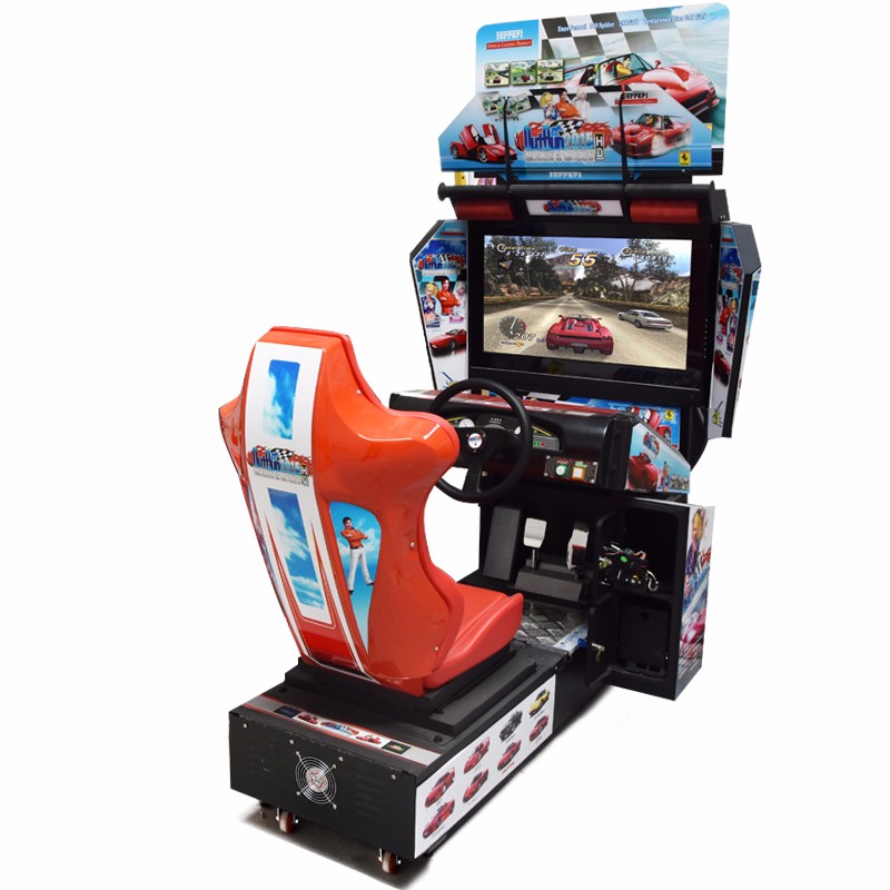 Indoor Video Dynamic Car Arcade Game Machine Driving Racing