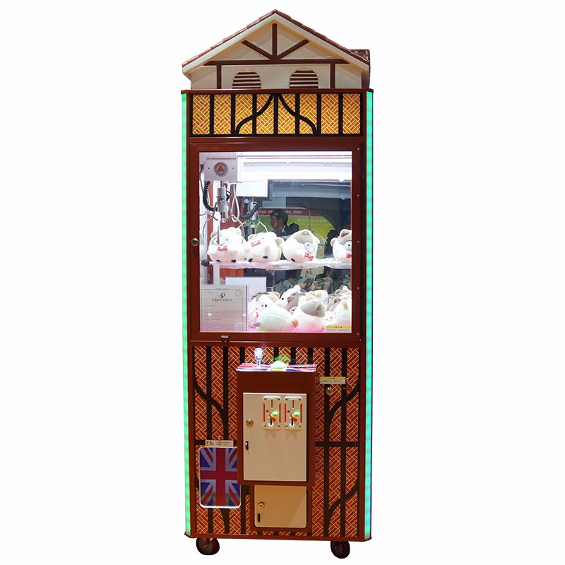British wind doll machine coin operated claw crane machine