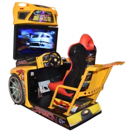 Flying racing car simulator arcade 4d racing car game machine