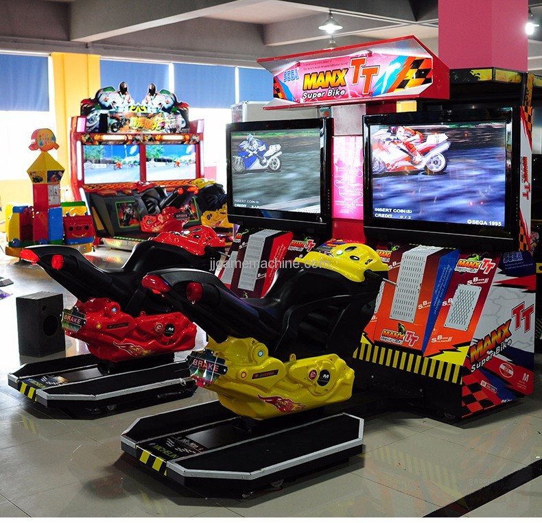 TT motorcycle arcade car racing game equipment