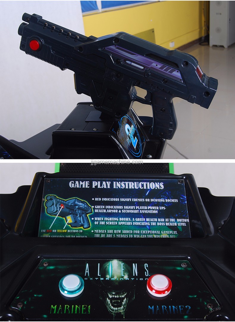 Adult alien gun shooting arcade game machine-Guangzhou SQV Amusement Equipment Co., Ltd.