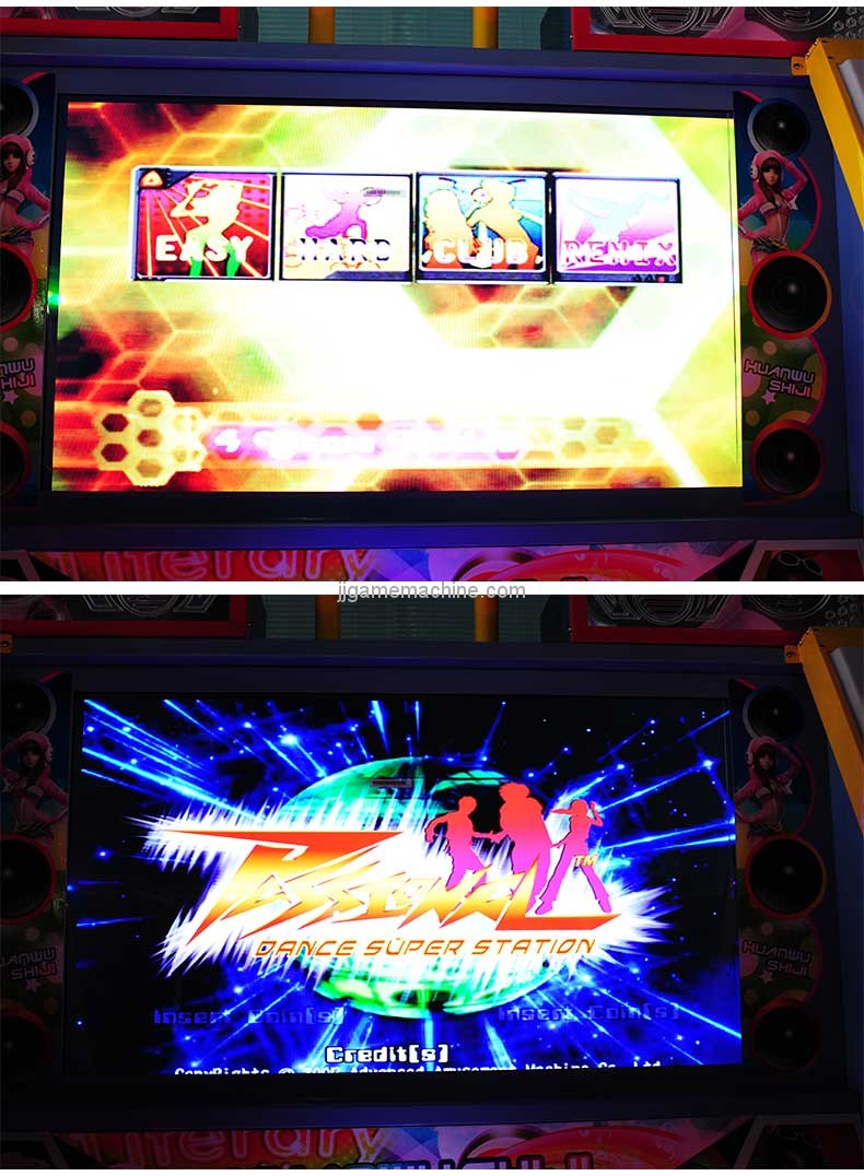 Dance Super Station arcade dance game machine screen shots