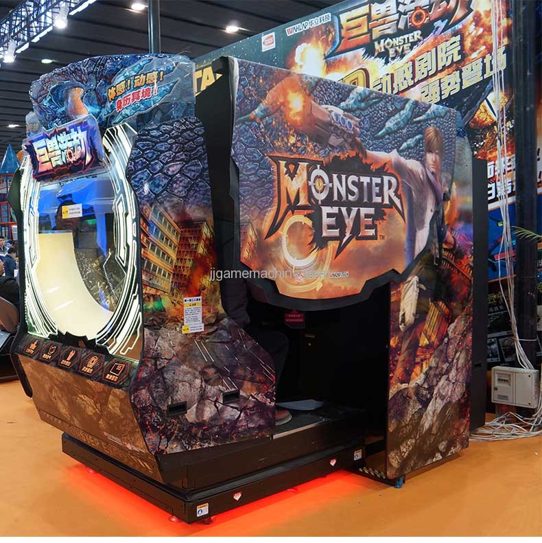 Monster eye arcade shooting games machine