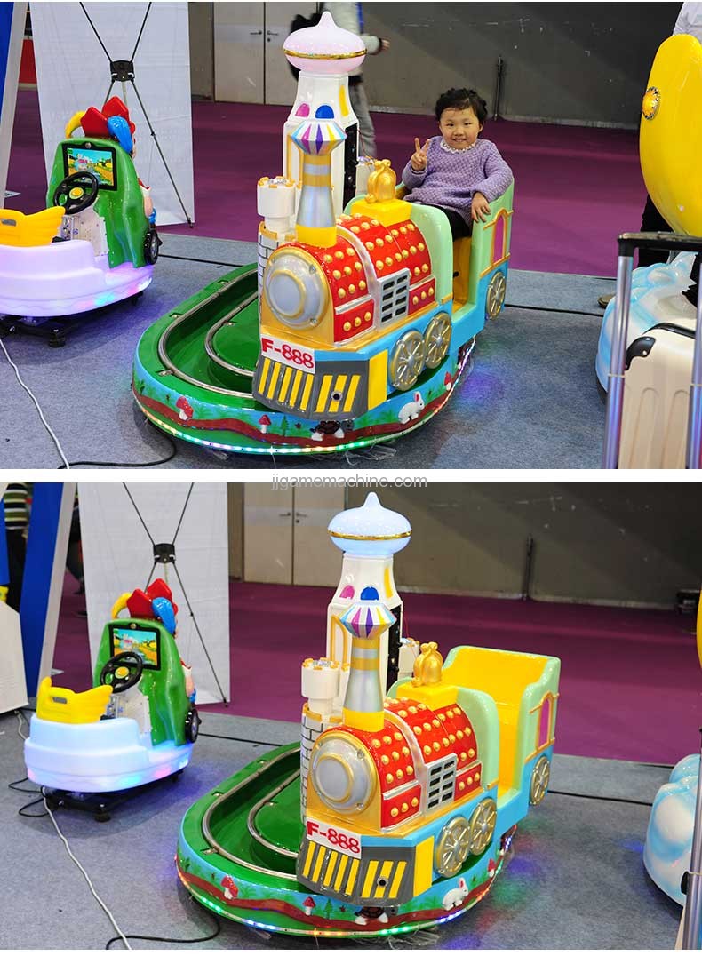 Castle mini Train simulation track kiddie ride show