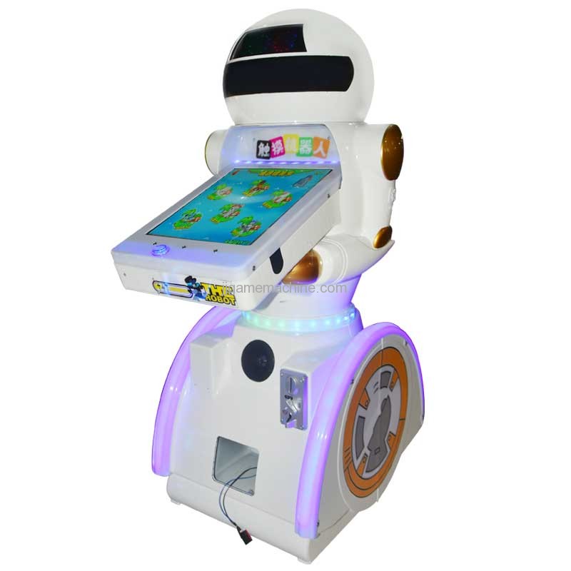 Touch robot video machine kids hit game machine