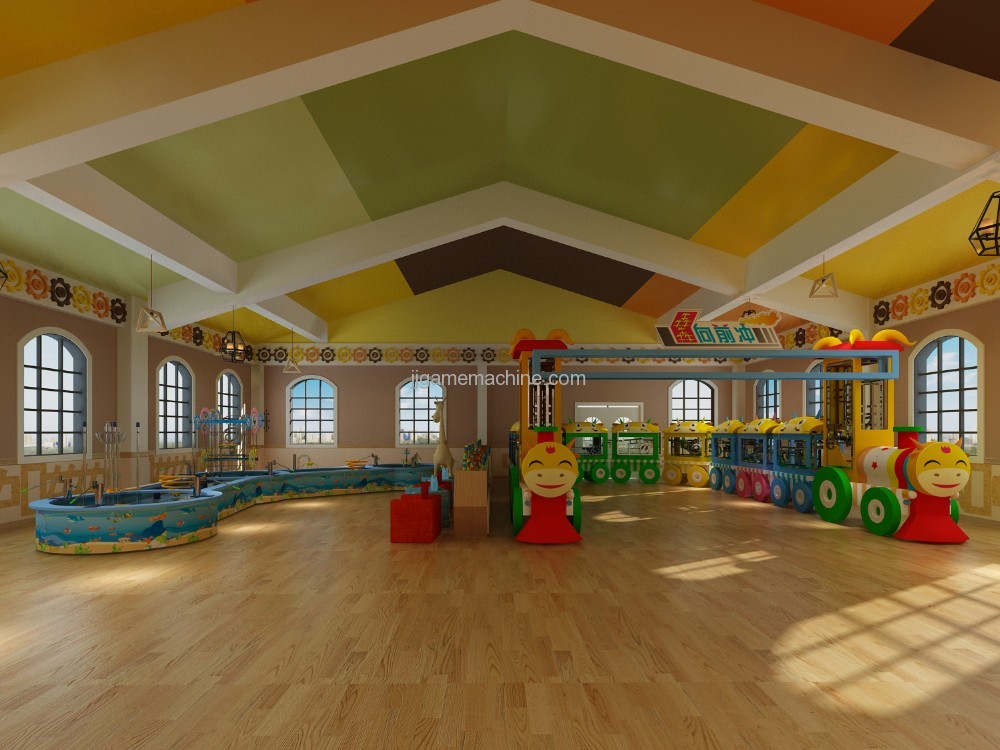 customized Naughty castle Machinarium kids indoor playground equipment