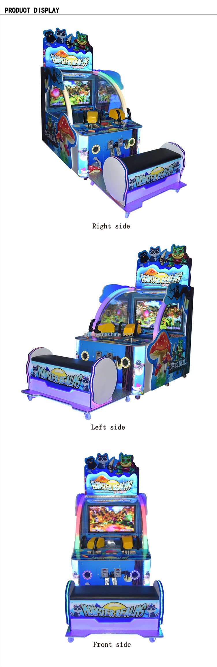 Hot-sell simulator coin operated arcade ball shooting game for kids