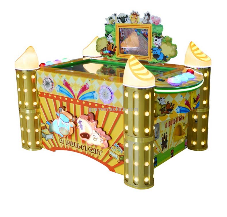 Bull fighting redemption lottery ticket arcade table game machine