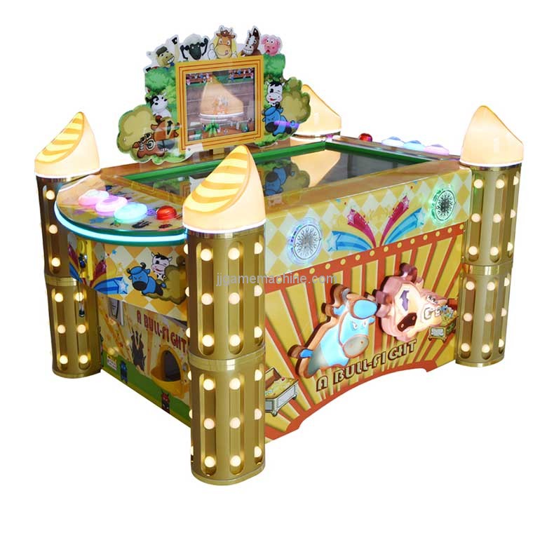Bull fighting redemption lottery ticket arcade table game machine