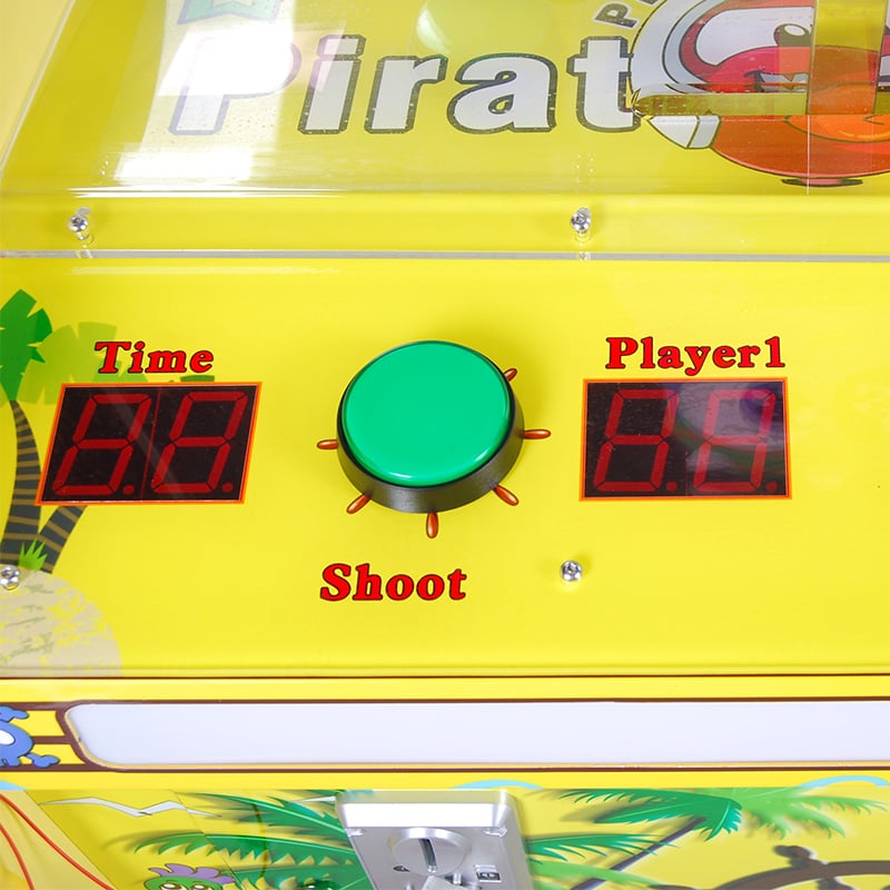 Double players Pirates Battle kids balls game machine