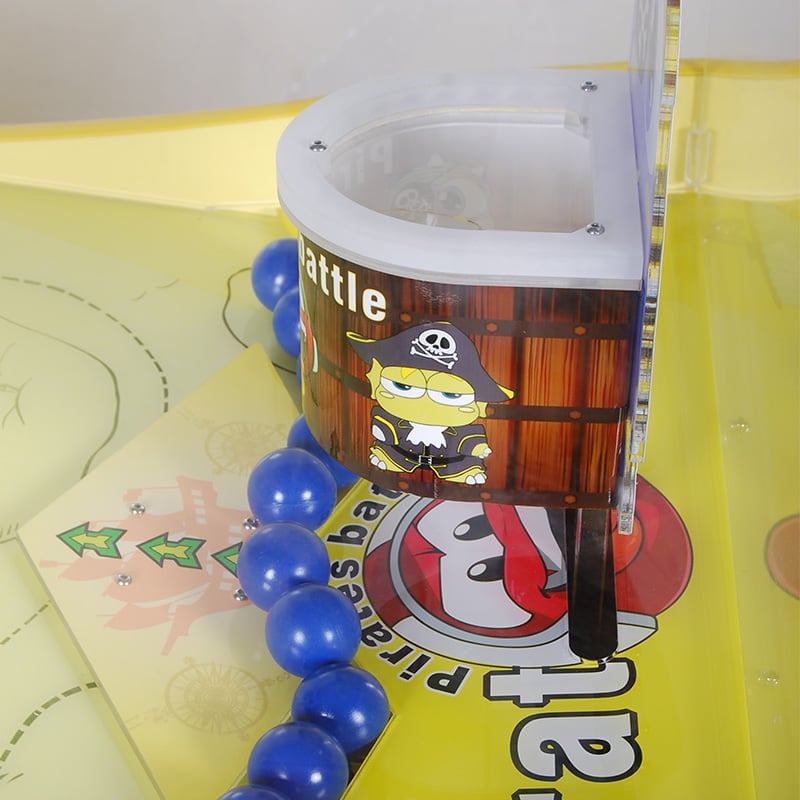 Double players Pirates Battle kids balls game machine