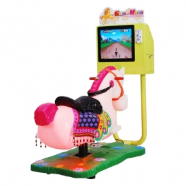 3D Small Horse Racing Kiddie Rides