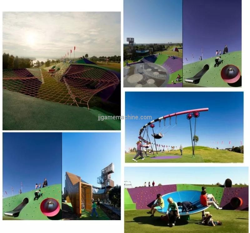The fusion of landscape and children's amusement park!