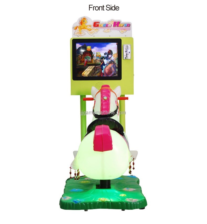 As crianças do parque de diversões da moeda do equipamento operado Cavalo  Passeios Kiddie jogo de vídeo a máquina/3D Horse máquina de giro - China  Passeio de Kiddie Machine e Máquina de