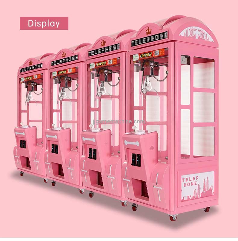 Telephone Booth Style Claw Machine