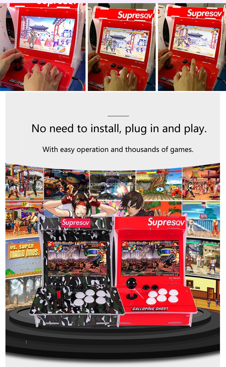 Tiktok hot style 2 Players video games 1500/3200 games available Pandora's key arcade game box