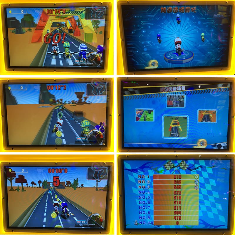 Crazy motor Video Racing Machine