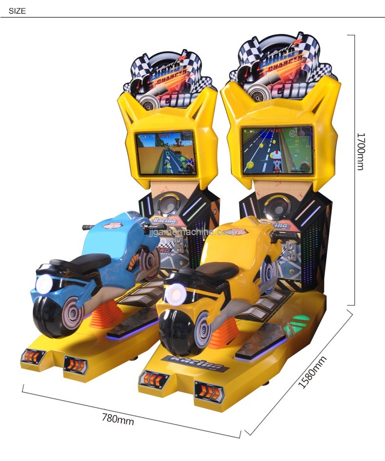 play car racing games for kids to drive style crazy motor co-operated kids racing bikes