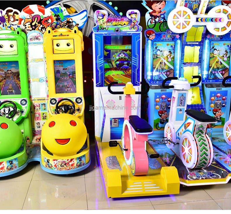 Hot sale style single bike racing generation co-operated kiddie rides