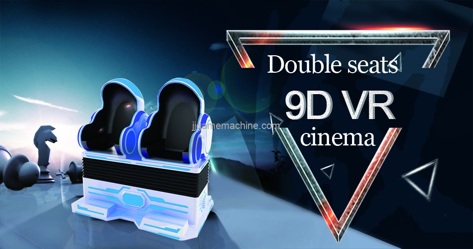 Most Exciting Factory price 9D VR 360 Game Virtual VR Cinema 2 Seats
