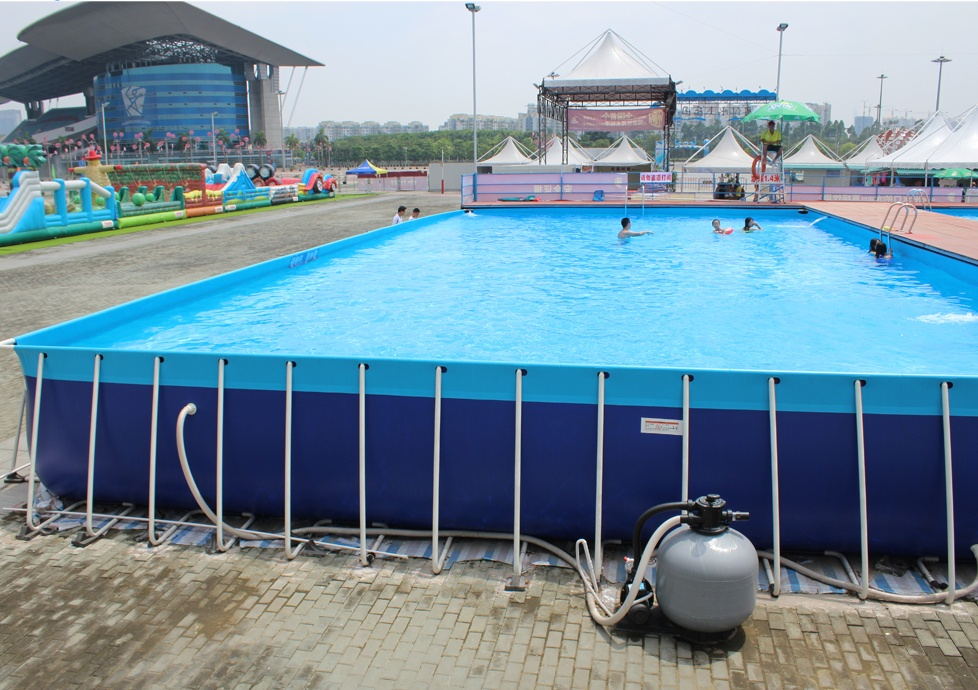 steel framed swimming pools