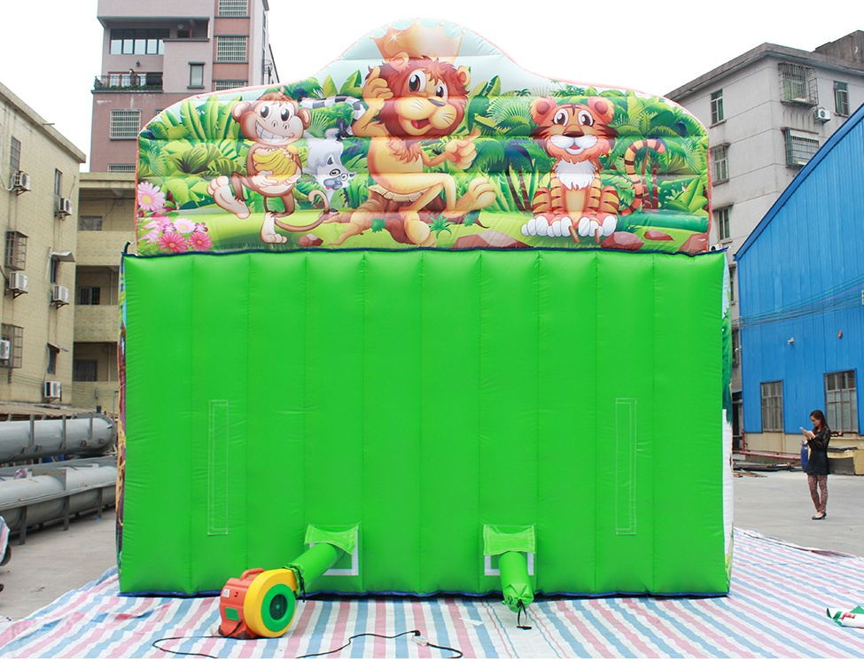 inflatable jungle bouncer