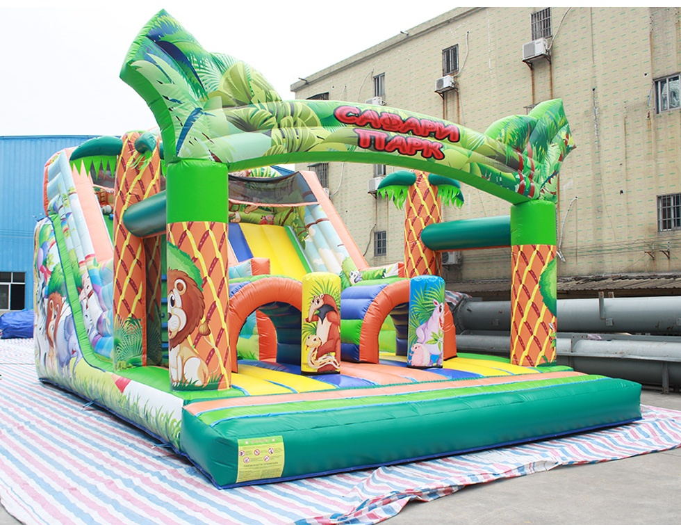 inflatable jungle bouncer