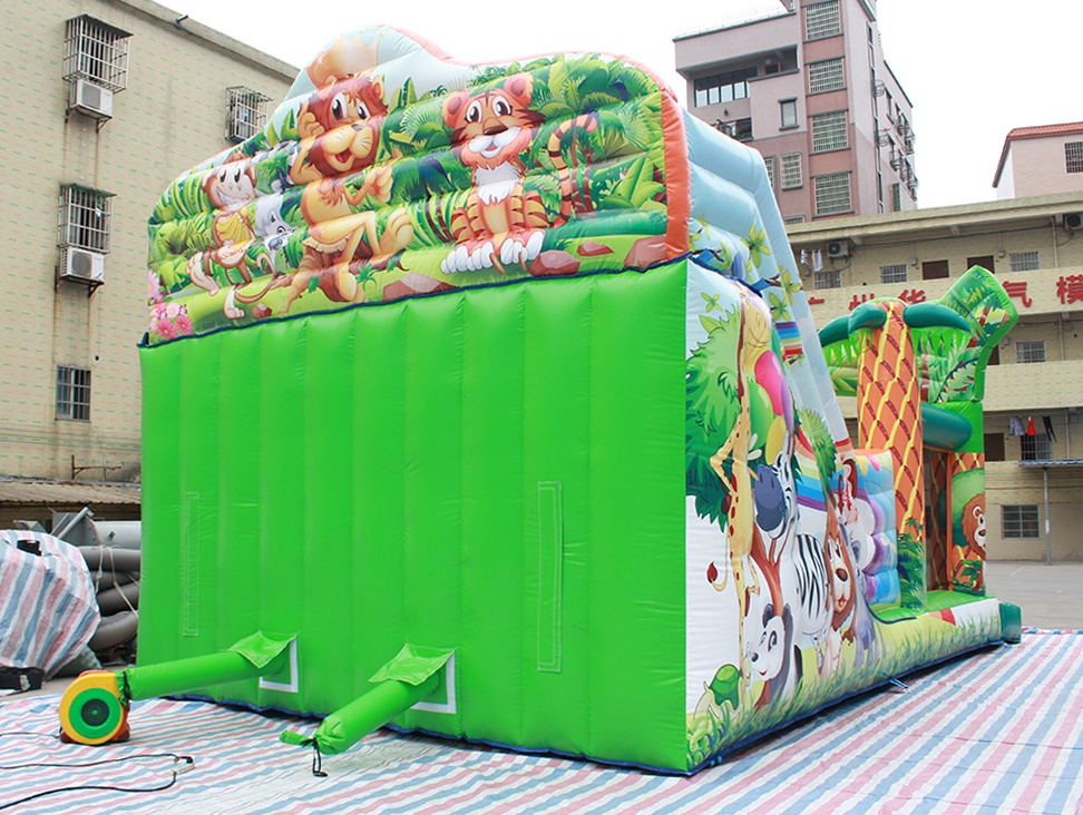 inflatable jungle bouncer