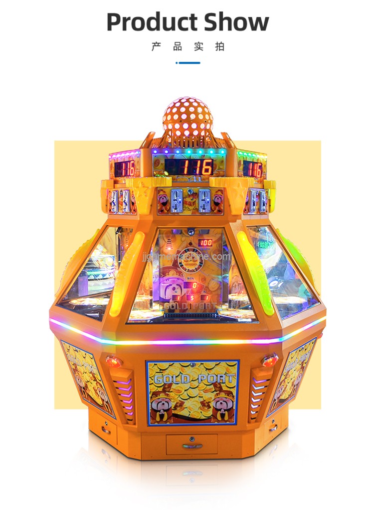 2019 cheap and durable high quality gold castle coin redemption arcade games coin pusher