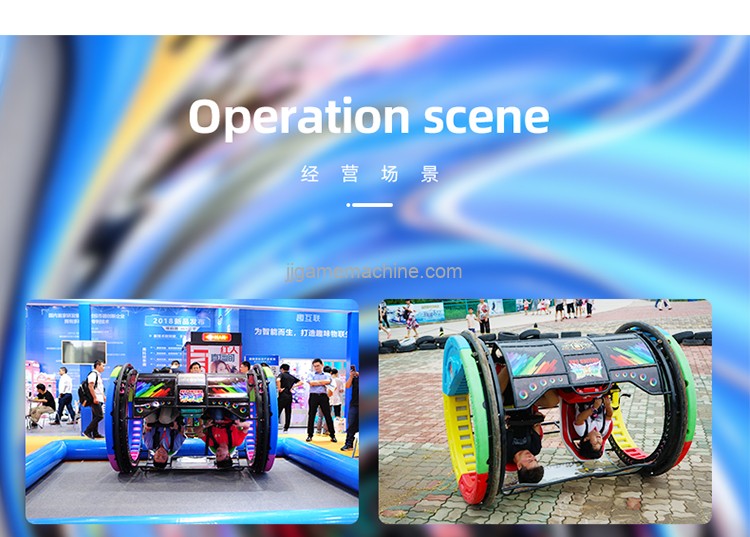 2018 new arrival amusement park ride upside down and 360 degree all-round rotating le bar car ride