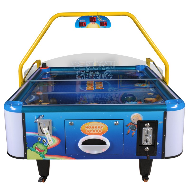 Coin operated game machine kids air hockey game