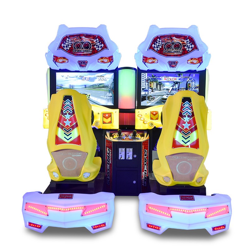 32 inch conjoined luxury racing experience enhanced version of video game city double connected game console