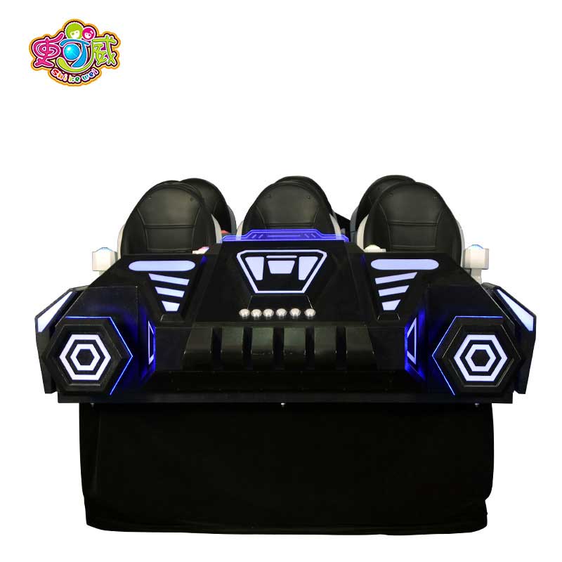 6 players VR dark chariot amusement equipment
