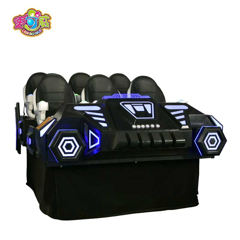 6 players VR dark chariot amusement equipment