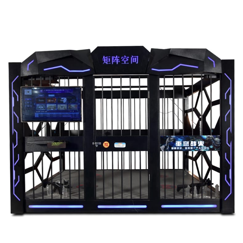 VR 4 person cage 4 players online battle amusement equipment