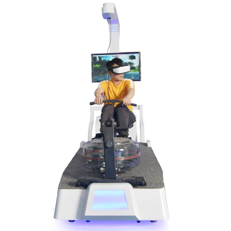 VR single rowing Somatosensory game machine