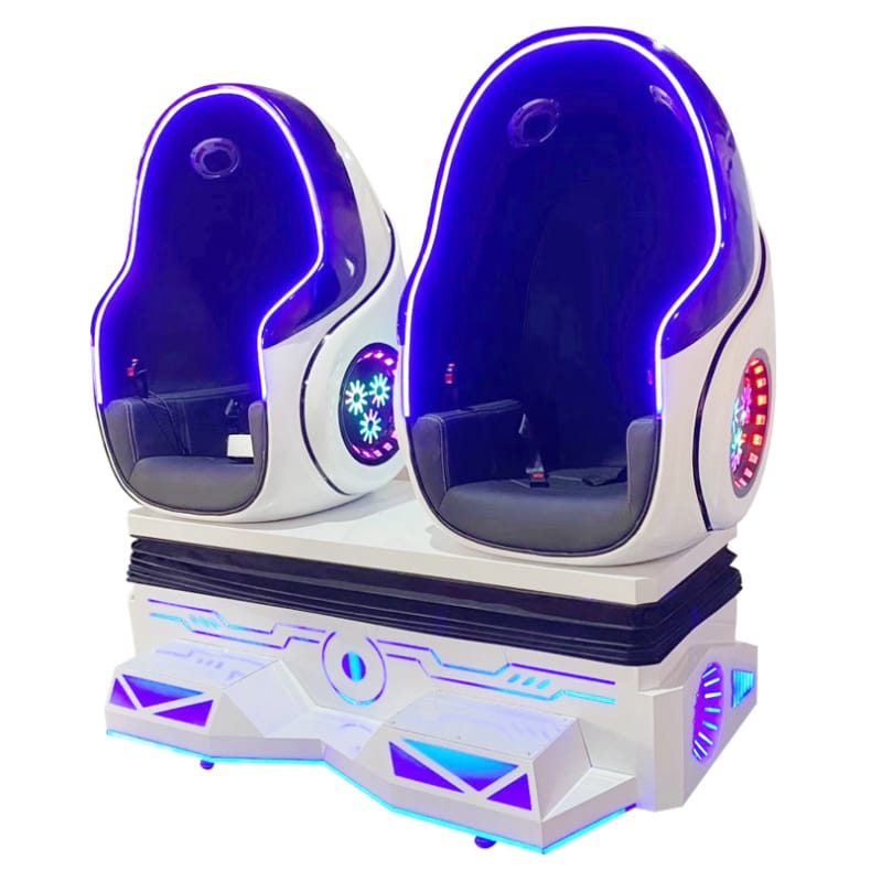 9D VR Egg chairs 2 players game machine-Guangzhou SQV Amusement