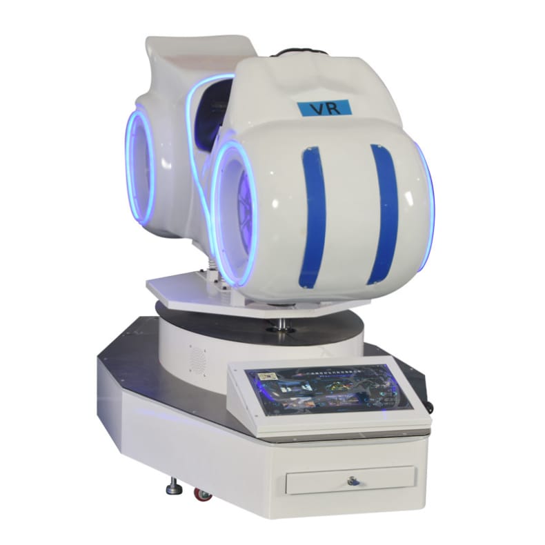 VR motorcycle simulation somatosensory game machine