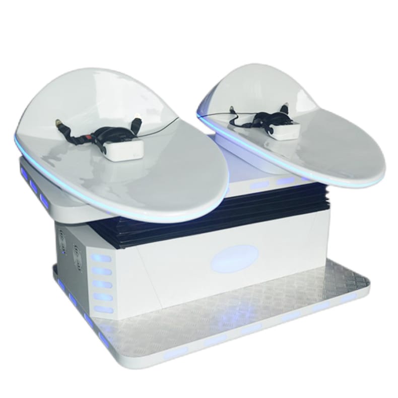 VR double skateboard surfing amusement equipment