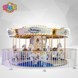New 12 person carousel indoor and outdoor playground amusement equipment