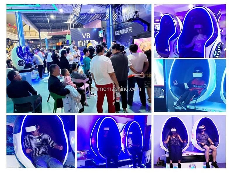 VR two-seater egg chair (Large screen version) VR large amusement equipment