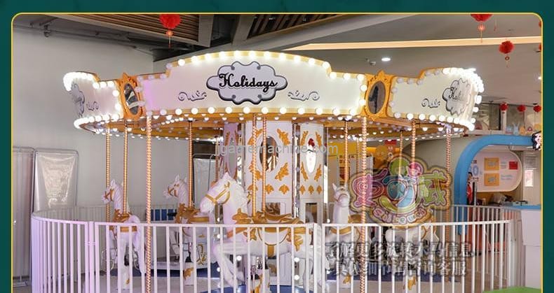 New 12 person carousel indoor and outdoor playground amusement equipment