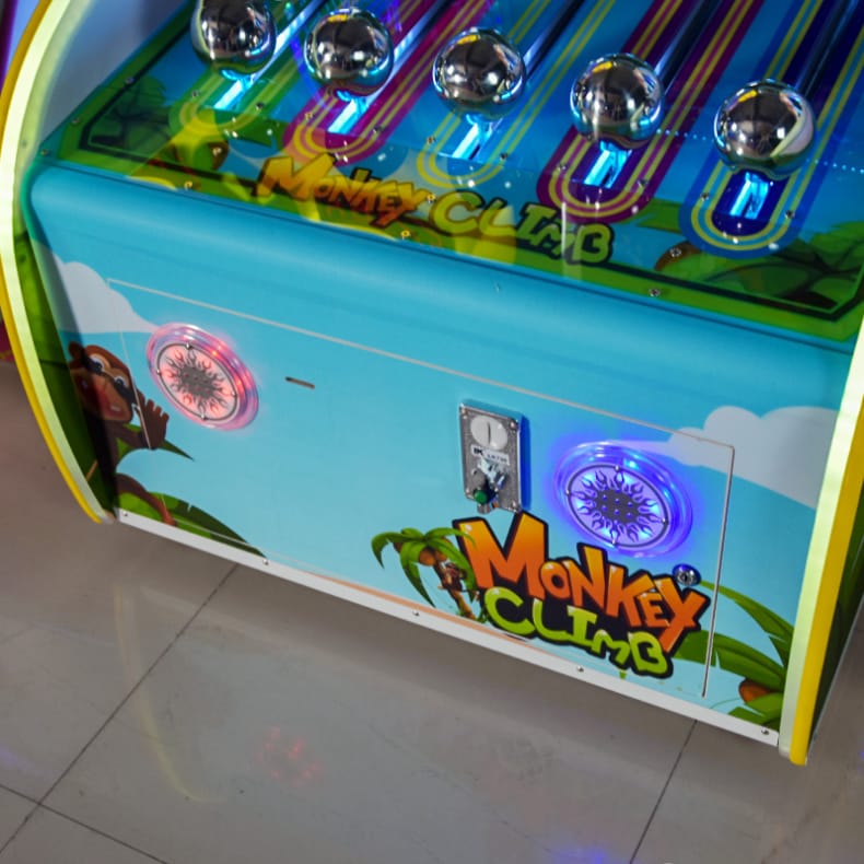 Monkey tree climbing push lottery machine