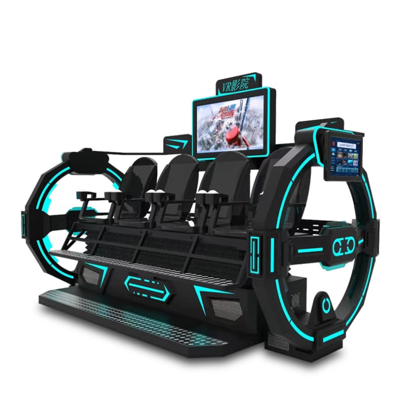 VR four person interactive cinema