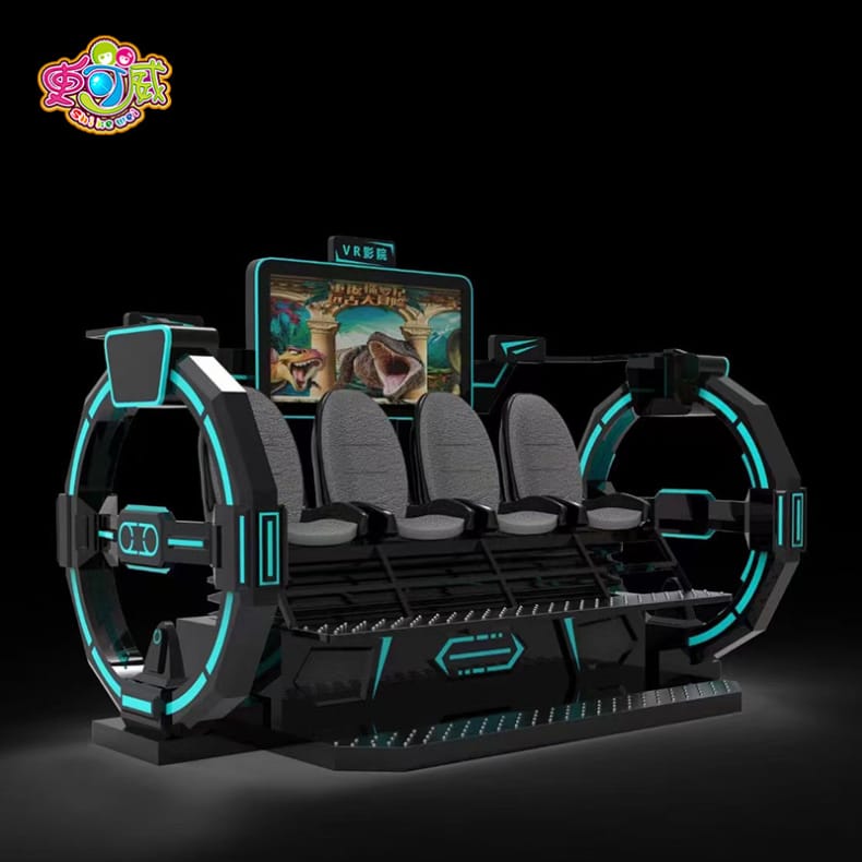 VR four person interactive cinema