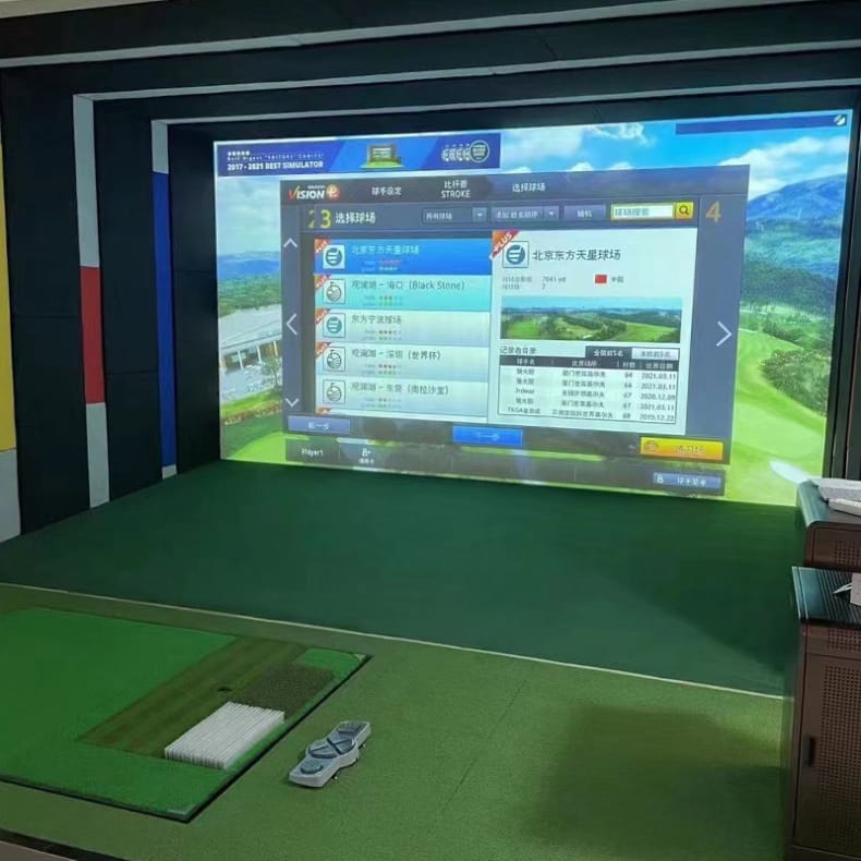 Golf interactive sports hall