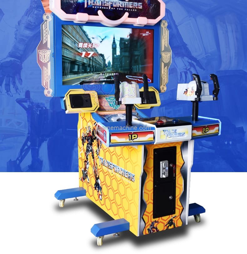 Steel warrior double simulated shooting game machine