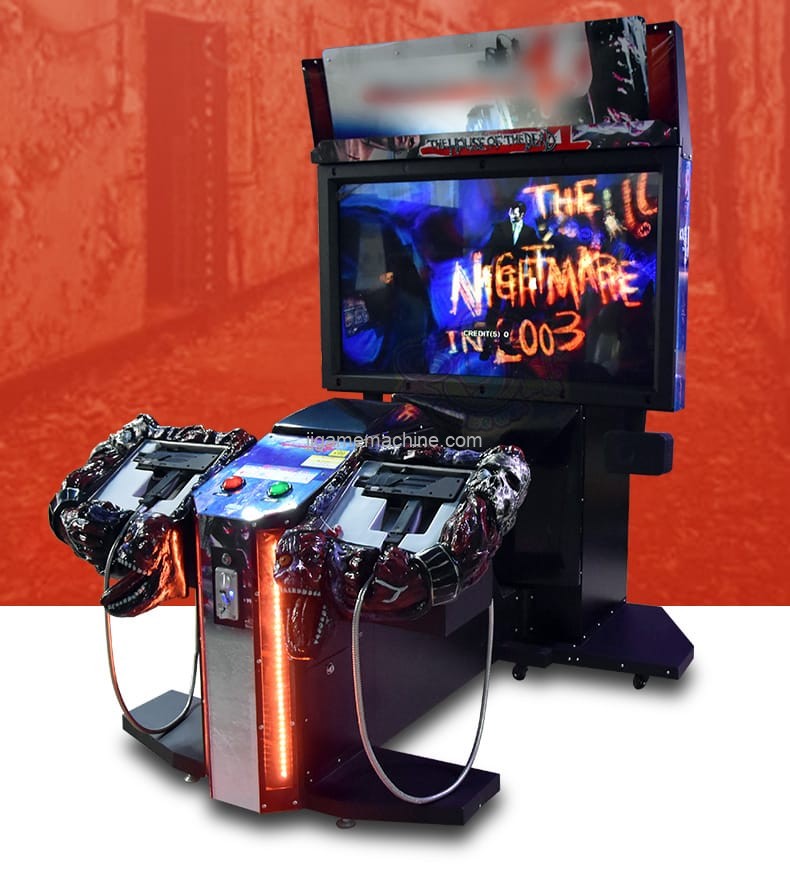 Ghost house 4 generation double simulated shooting game machine