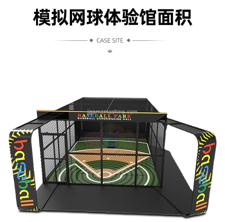 Simulated baseball interactive sports projects