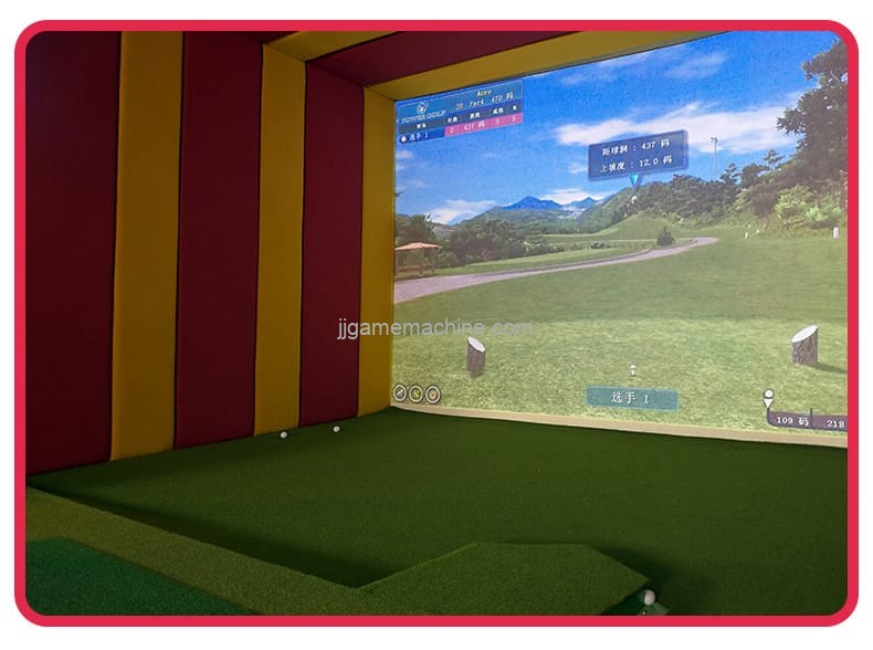 Golf interactive sports hall